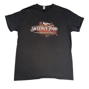 Gildan Sweeney Todd Graphic Tee Ultra Cotton Unisex Size M Gothic Retro